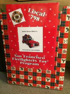 SF Firefighters Toy Drive Box